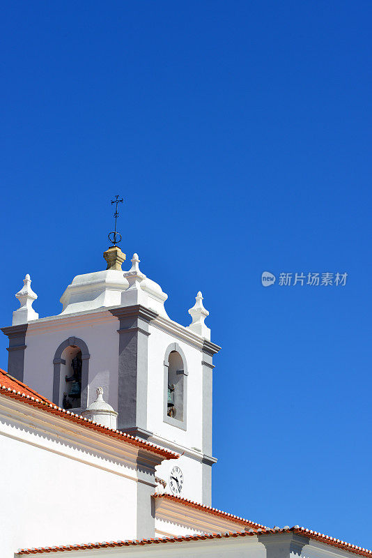 主教堂钟楼，Lagoa, Algarve，葡萄牙